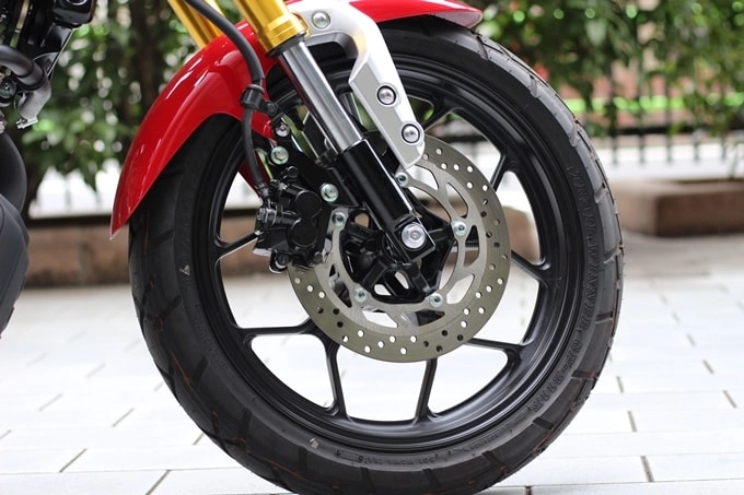 Hệ thống phanh của Yamaha XSR 155 đảm bảo an toàn tối đa 